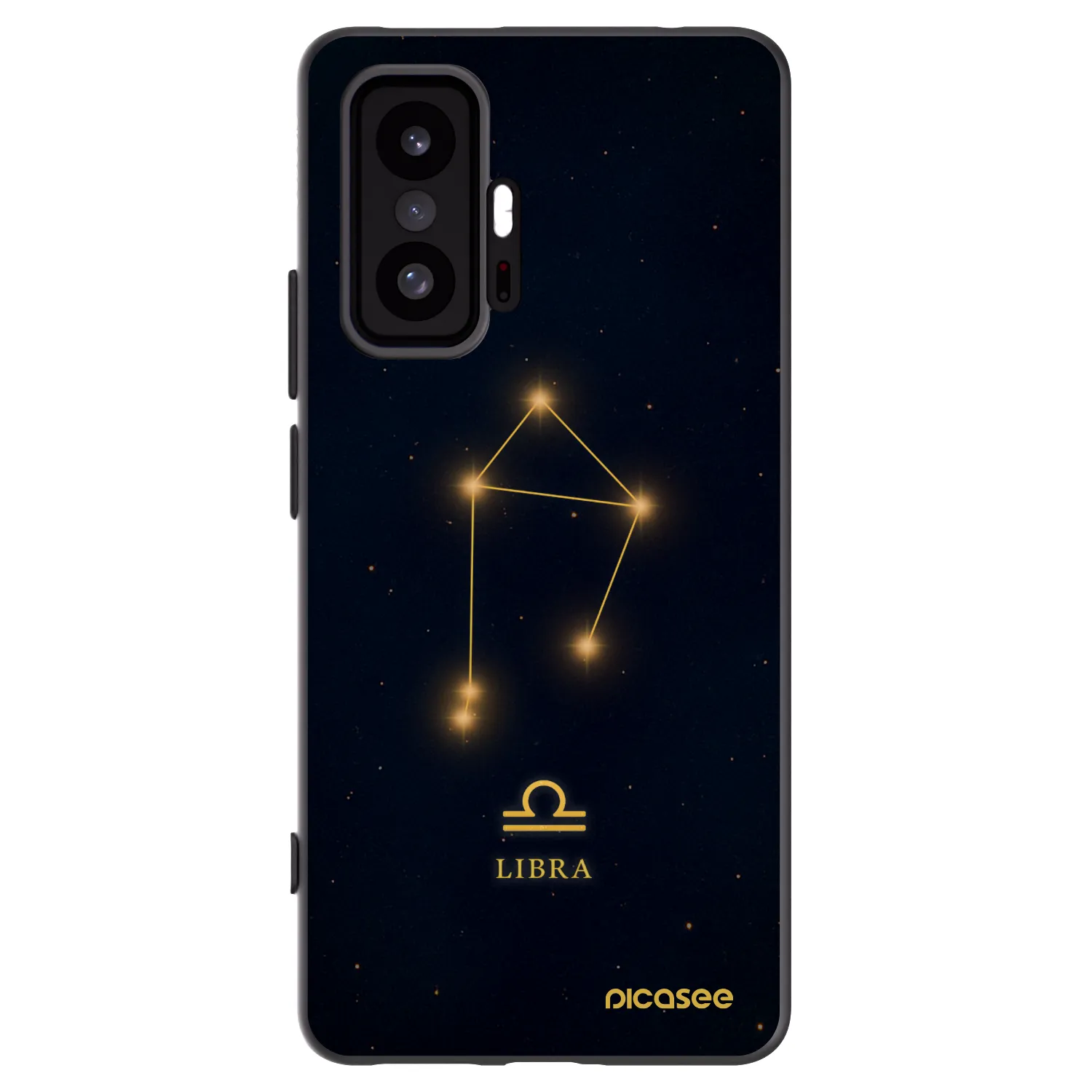 Picasee silikonowe czarne etui na Xiaomi 11T - LIBRA