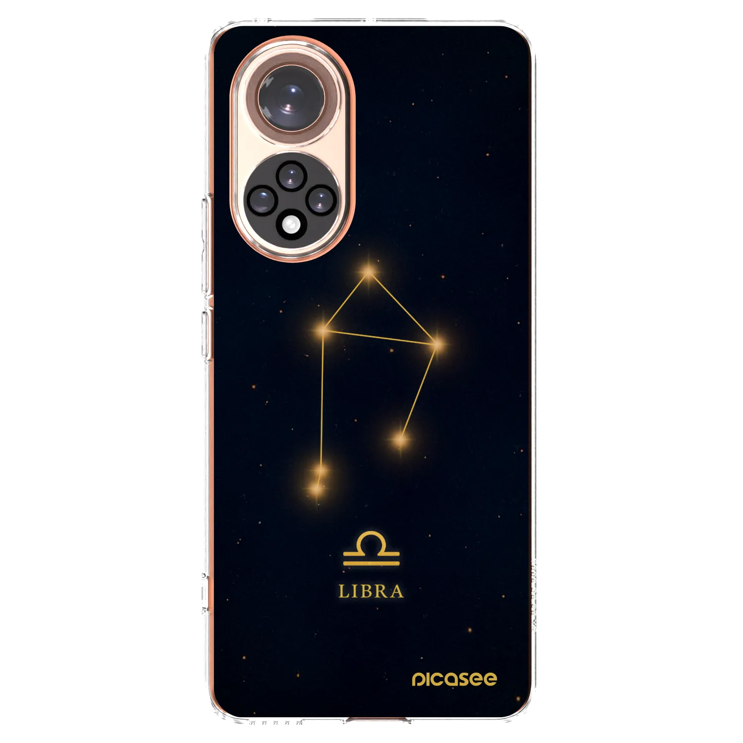 Picasee silikonowe przeźroczyste etui na Honor 50 5G - LIBRA