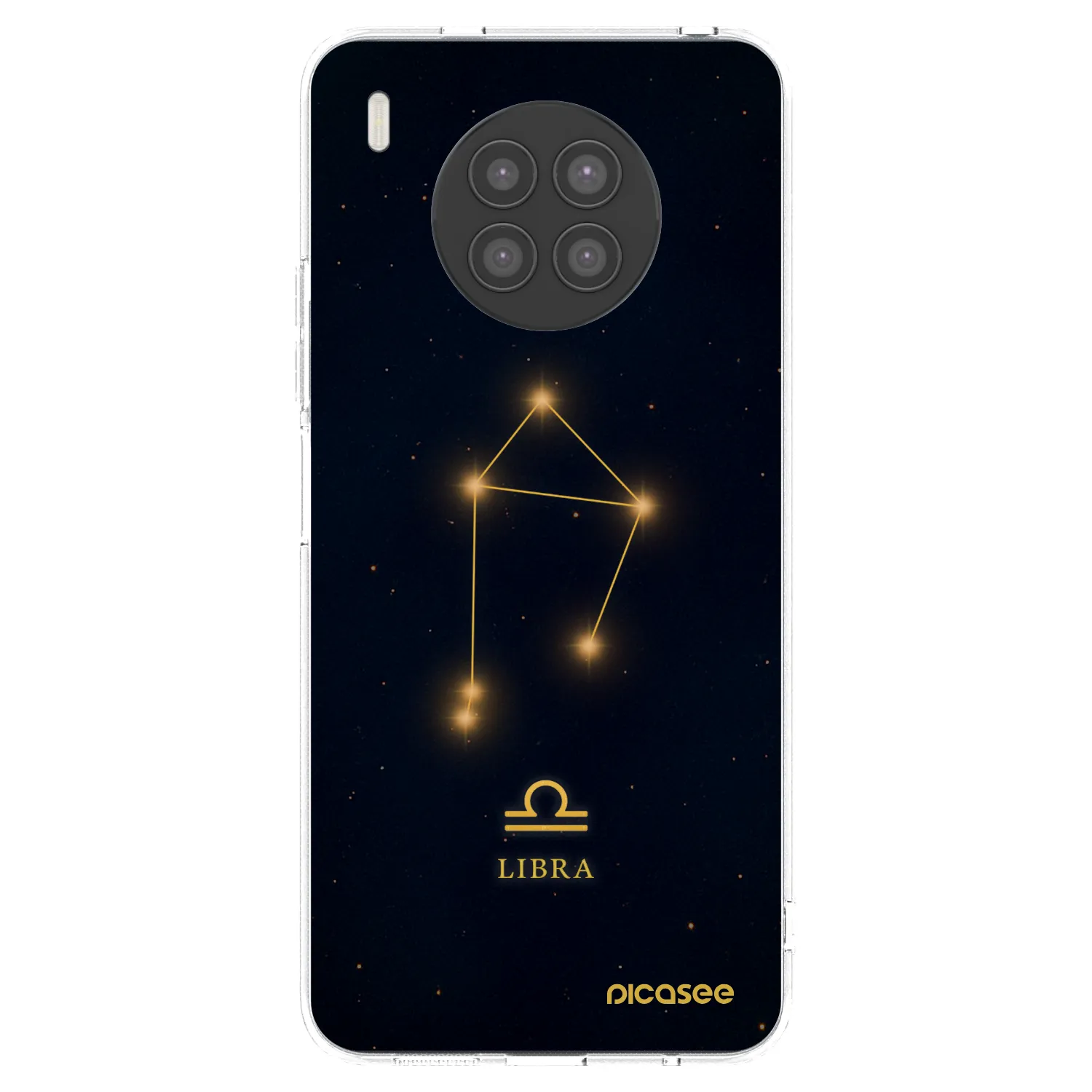 Picasee silikonowe przeźroczyste etui na Huawei Nova 8i - LIBRA