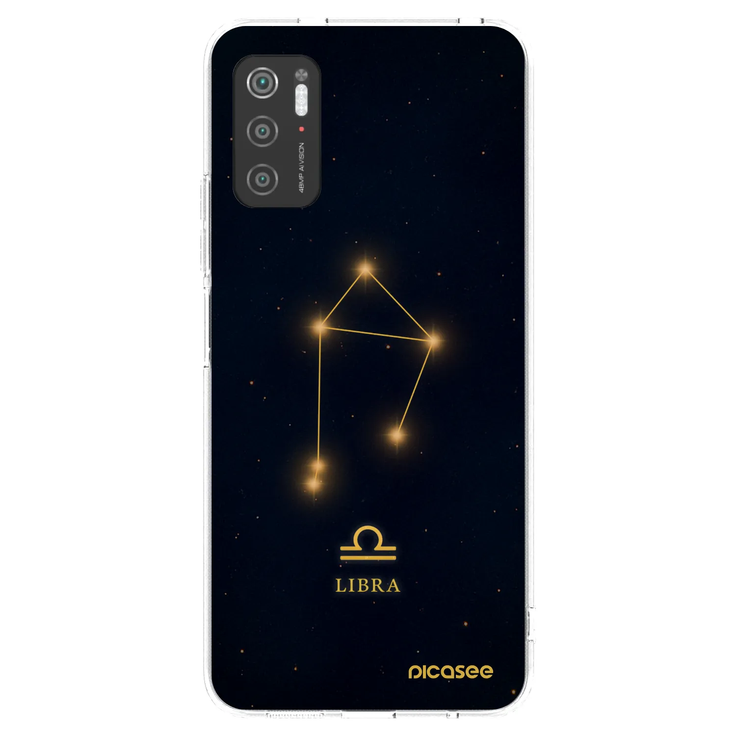 Picasee silikonowe przeźroczyste etui na Xiaomi Poco M3 Pro 5G - LIBRA