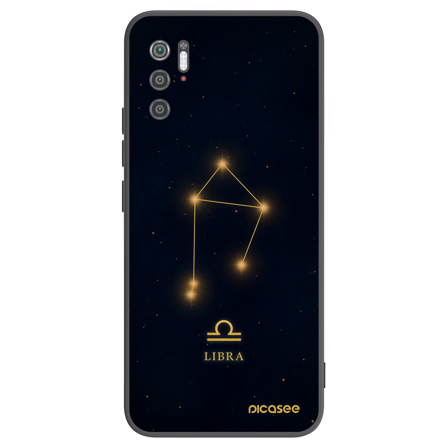 Picasee silikonowe czarne etui na Xiaomi Poco M3 Pro 5G - LIBRA