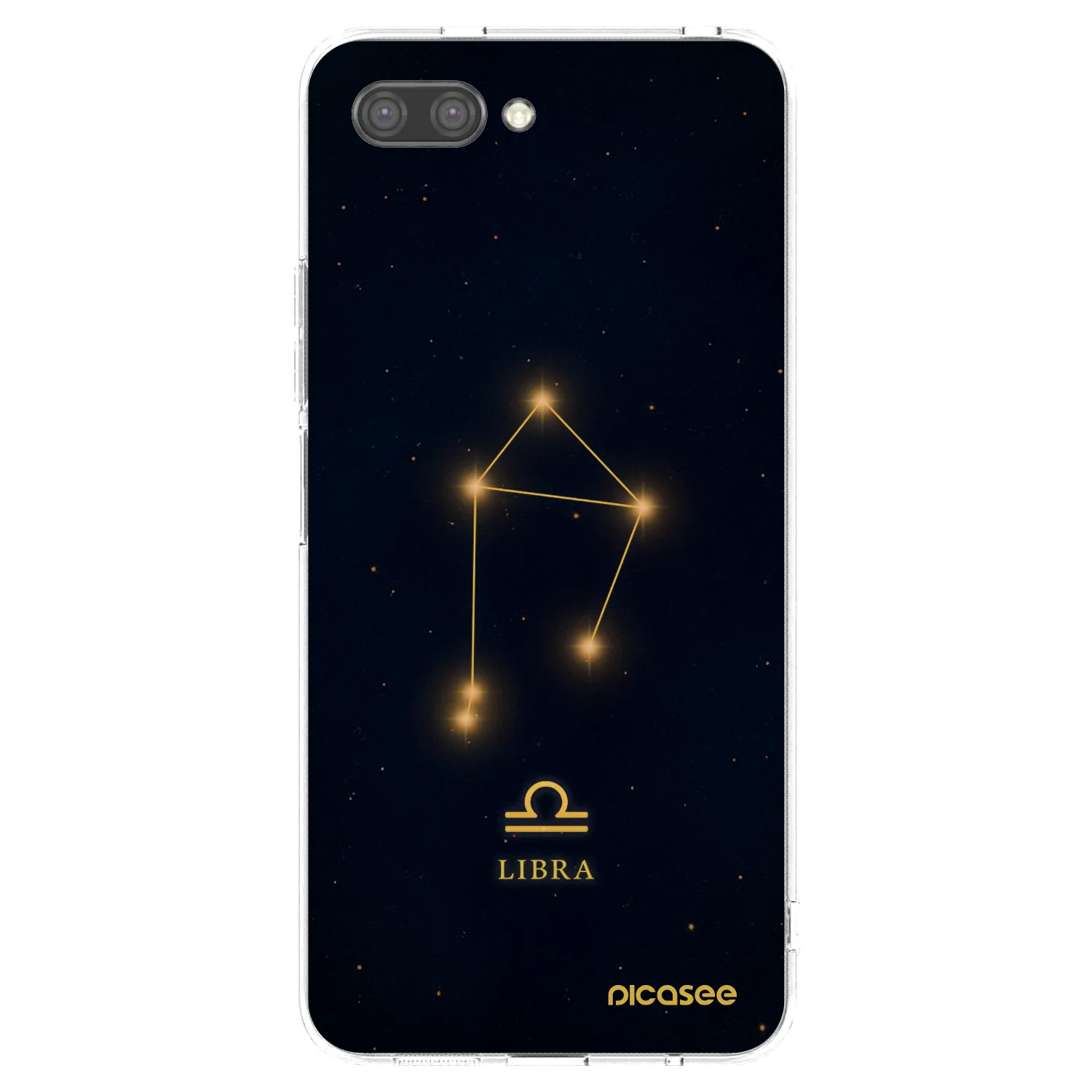 Picasee silikonowe przeźroczyste etui na Honor 10 - LIBRA