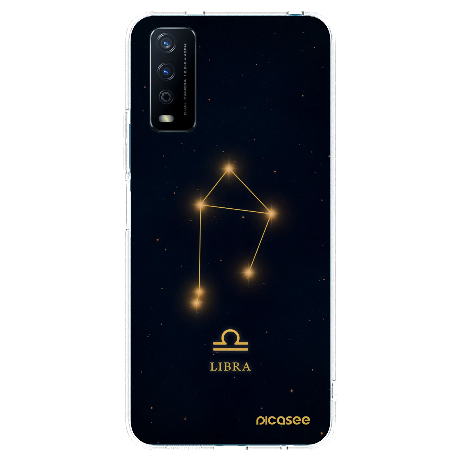 Picasee silikonowe przeźroczyste etui na Vivo Y11s - LIBRA
