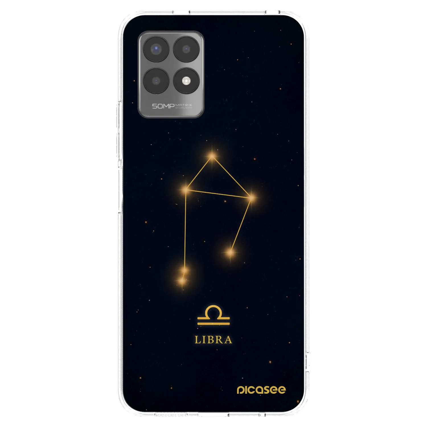Picasee silikonowe przeźroczyste etui na Realme 8i - LIBRA