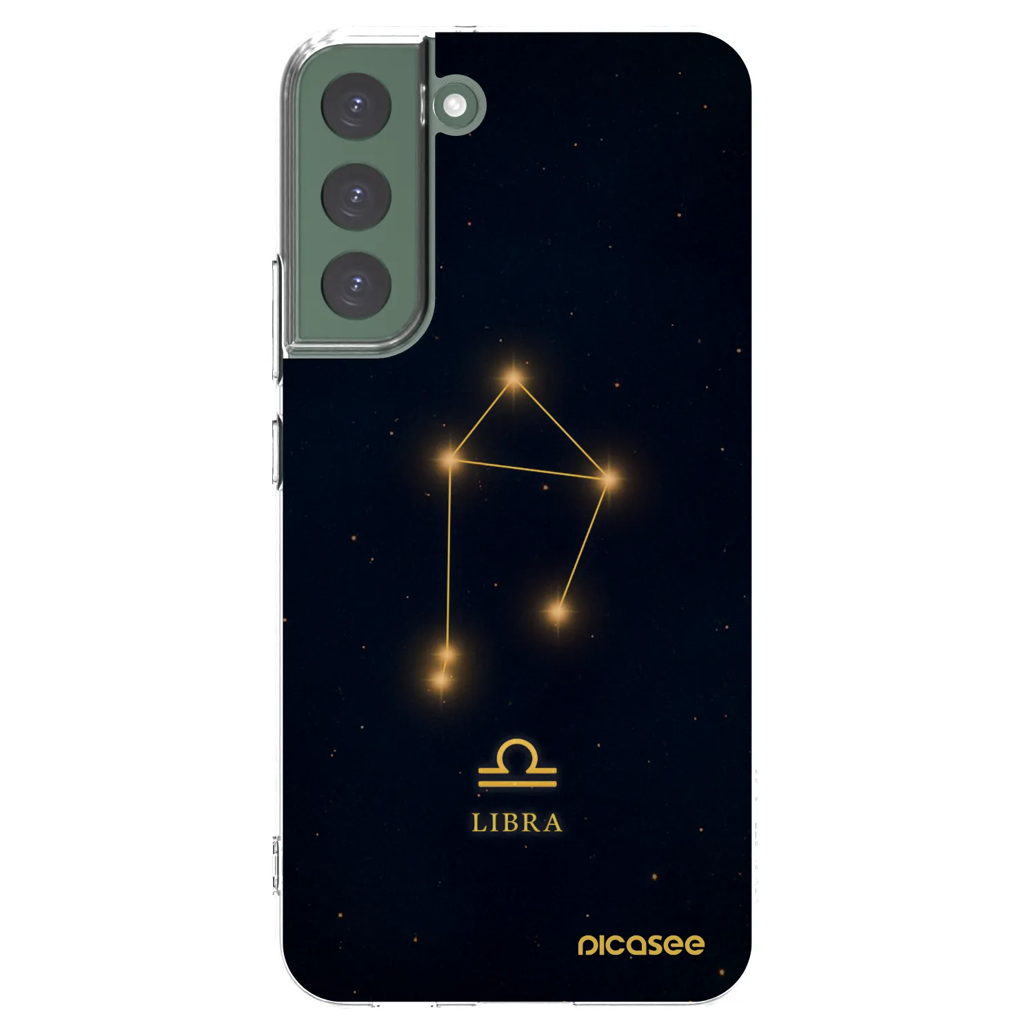 Picasee silikonowe przeźroczyste etui na Samsung Galaxy S22+ 5G - LIBRA