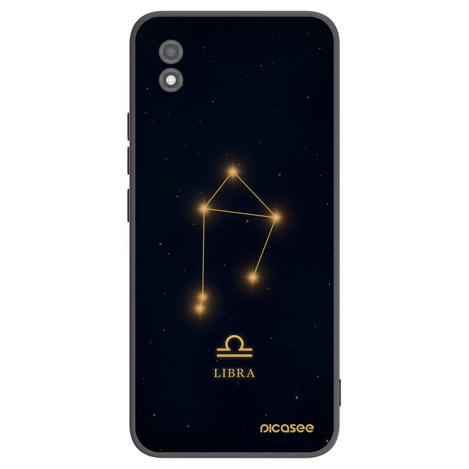 Picasee silikonowe czarne etui na Realme C11 (2021) - LIBRA
