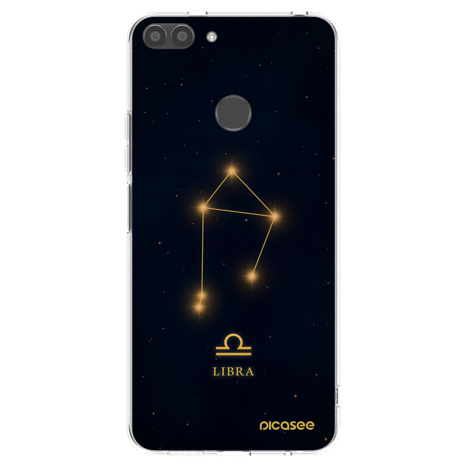 Picasee silikonowe przeźroczyste etui na Huawei P Smart - LIBRA