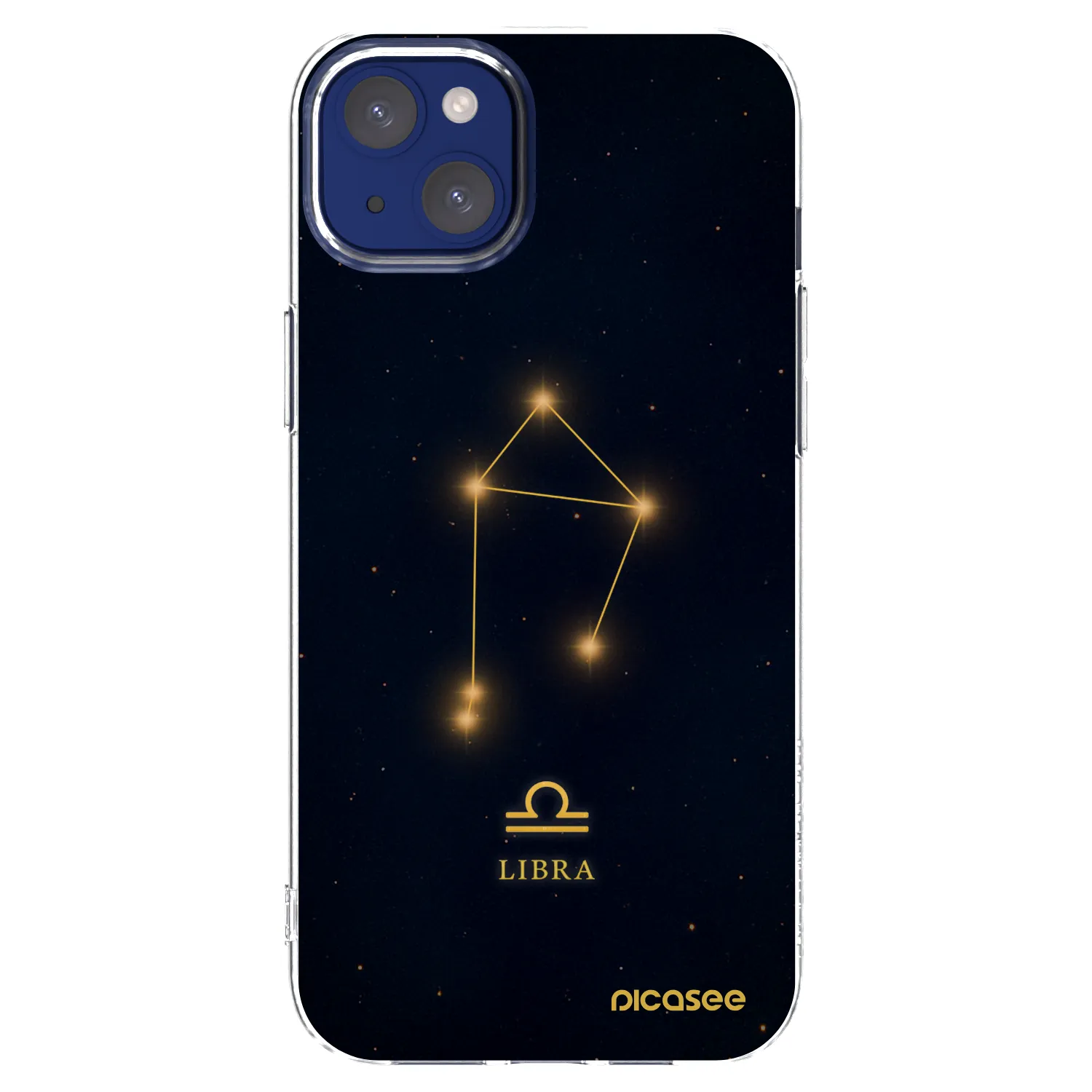 Picasee silikonowe przeźroczyste etui na Apple iPhone 14 Plus - LIBRA