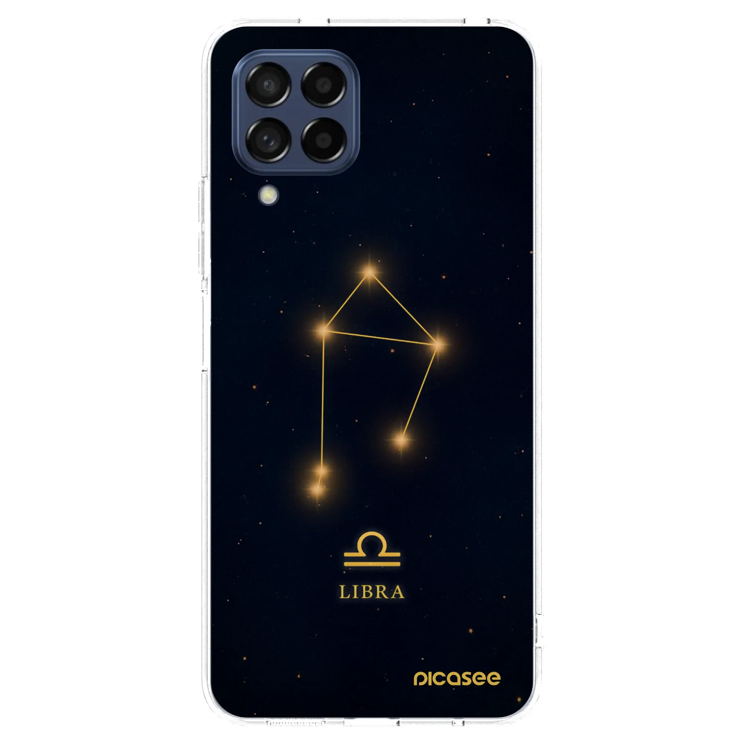Picasee silikonowe przeźroczyste etui na Samsung Galaxy M53 5G - LIBRA