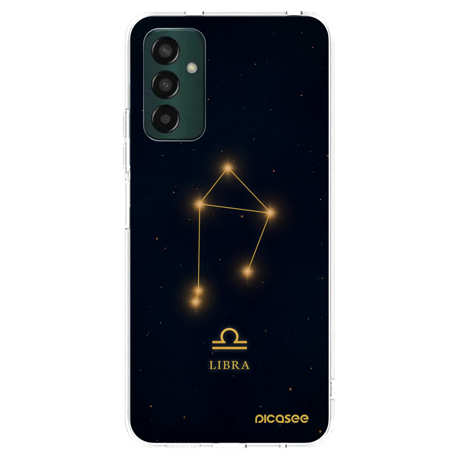 Picasee silikonowe przeźroczyste etui na Samsung Galaxy M13 M135F - LIBRA