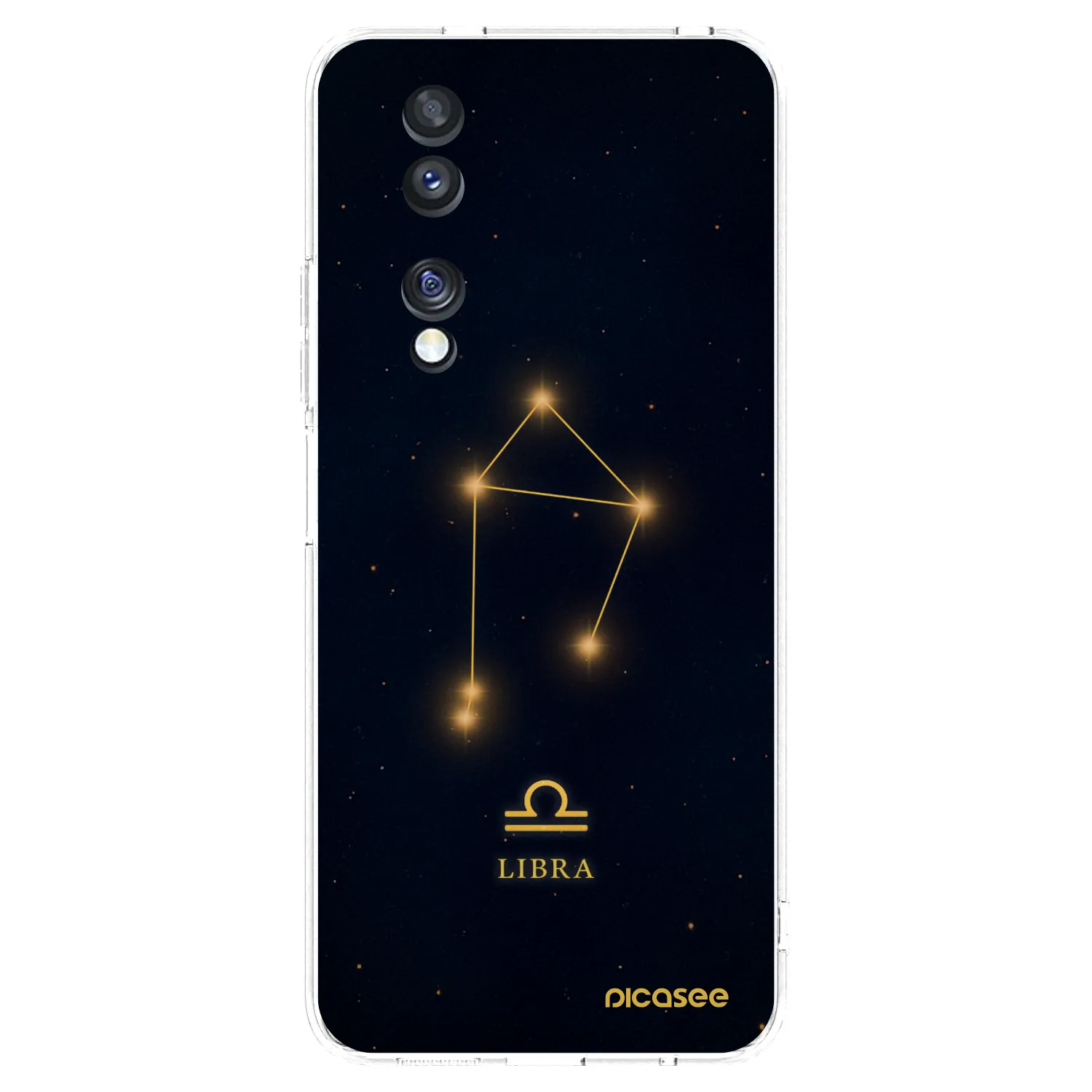 Picasee silikonowe przeźroczyste etui na Honor 70 - LIBRA