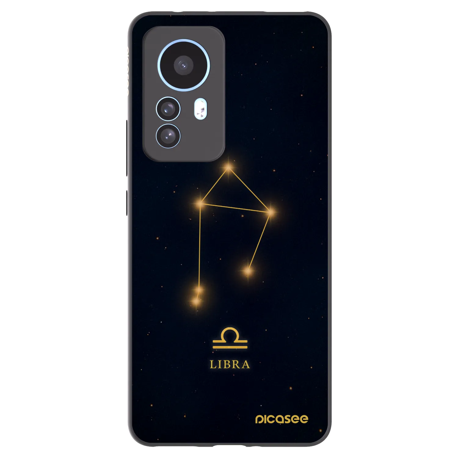 Picasee silikonowe czarne etui na Xiaomi 12T Pro - LIBRA