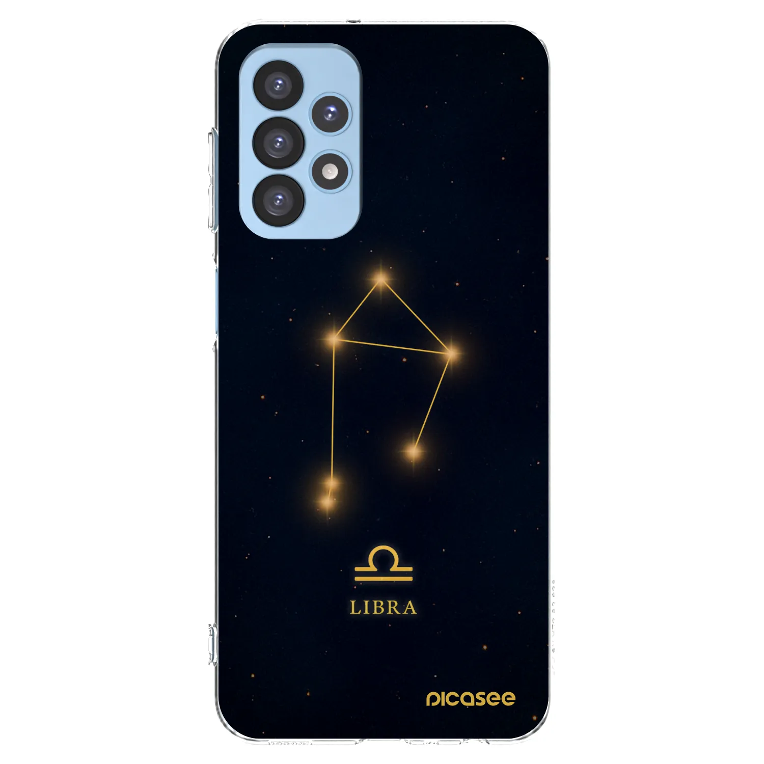 Picasee silikonowe przeźroczyste etui na Samsung Galaxy A23 A235F 4G - LIBRA