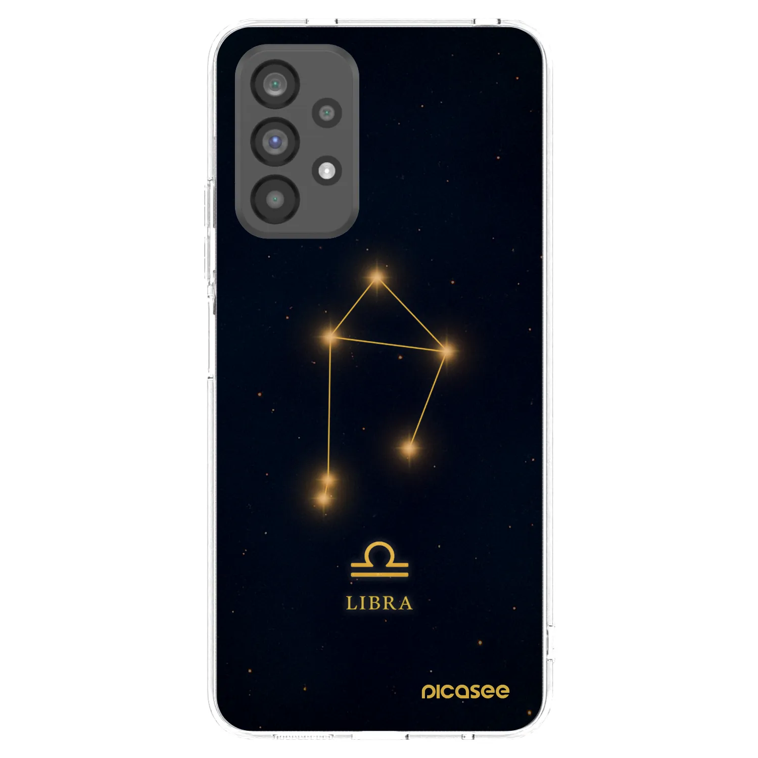 Picasee silikonowe przeźroczyste etui na Samsung Galaxy A73 5G - LIBRA