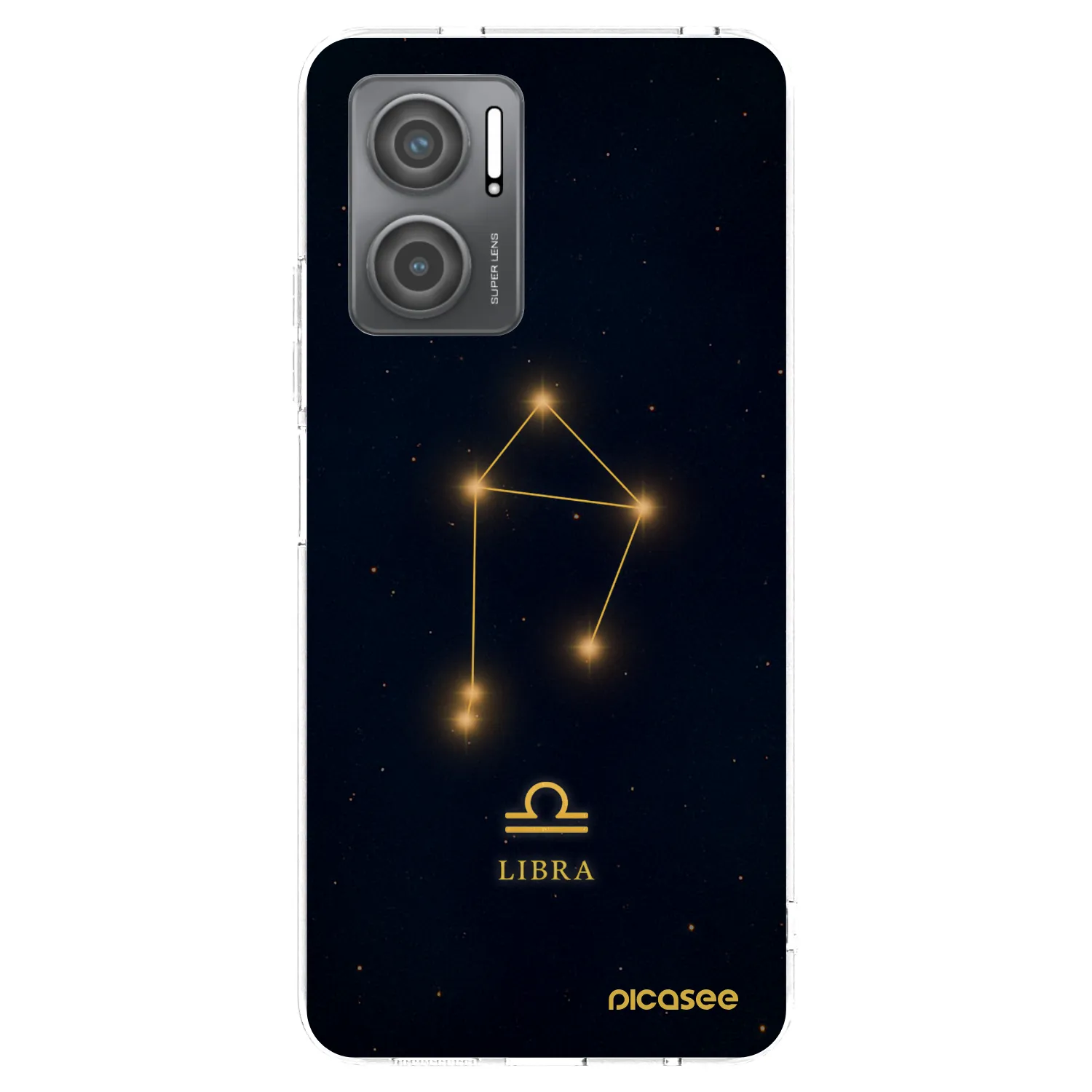 Picasee silikonowe przeźroczyste etui na Xiaomi Redmi 10 5G - LIBRA