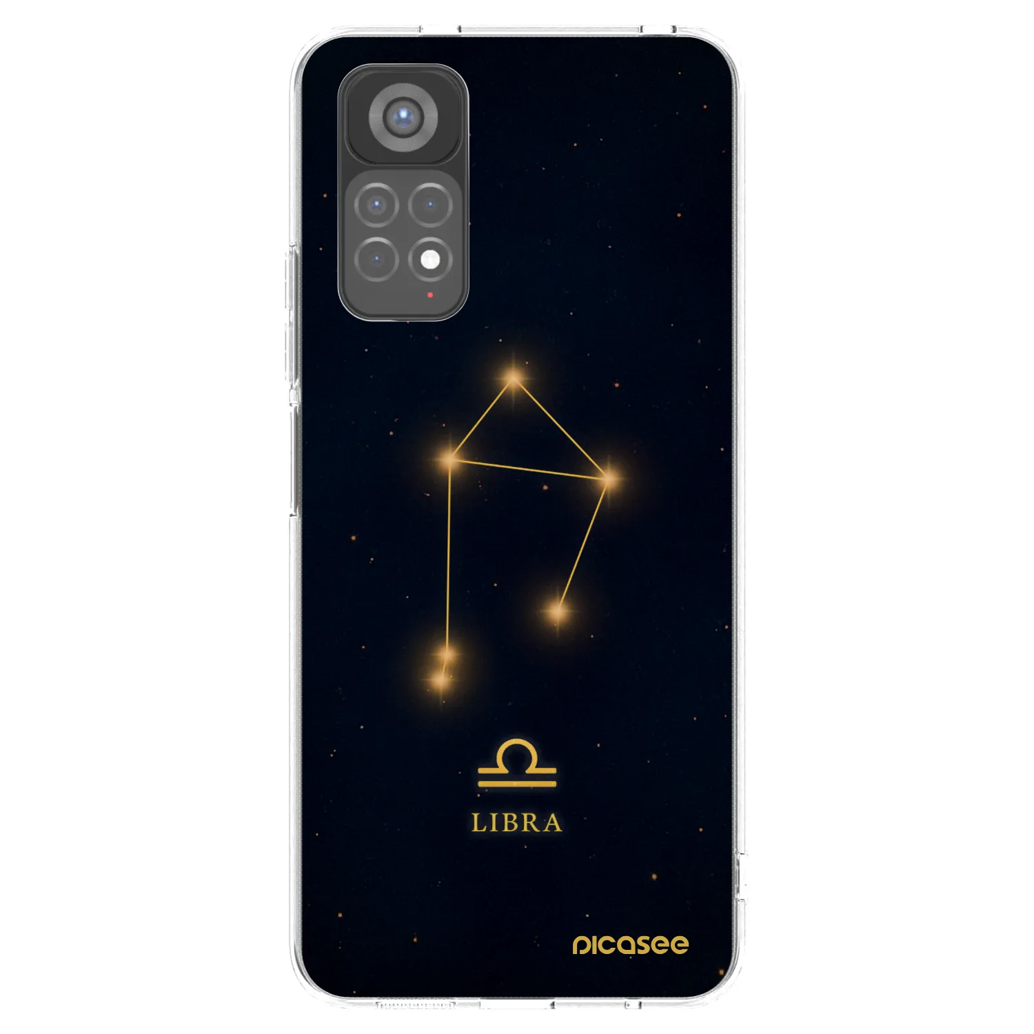 Picasee silikonowe przeźroczyste etui na Xiaomi Redmi Note 11S 5G - LIBRA