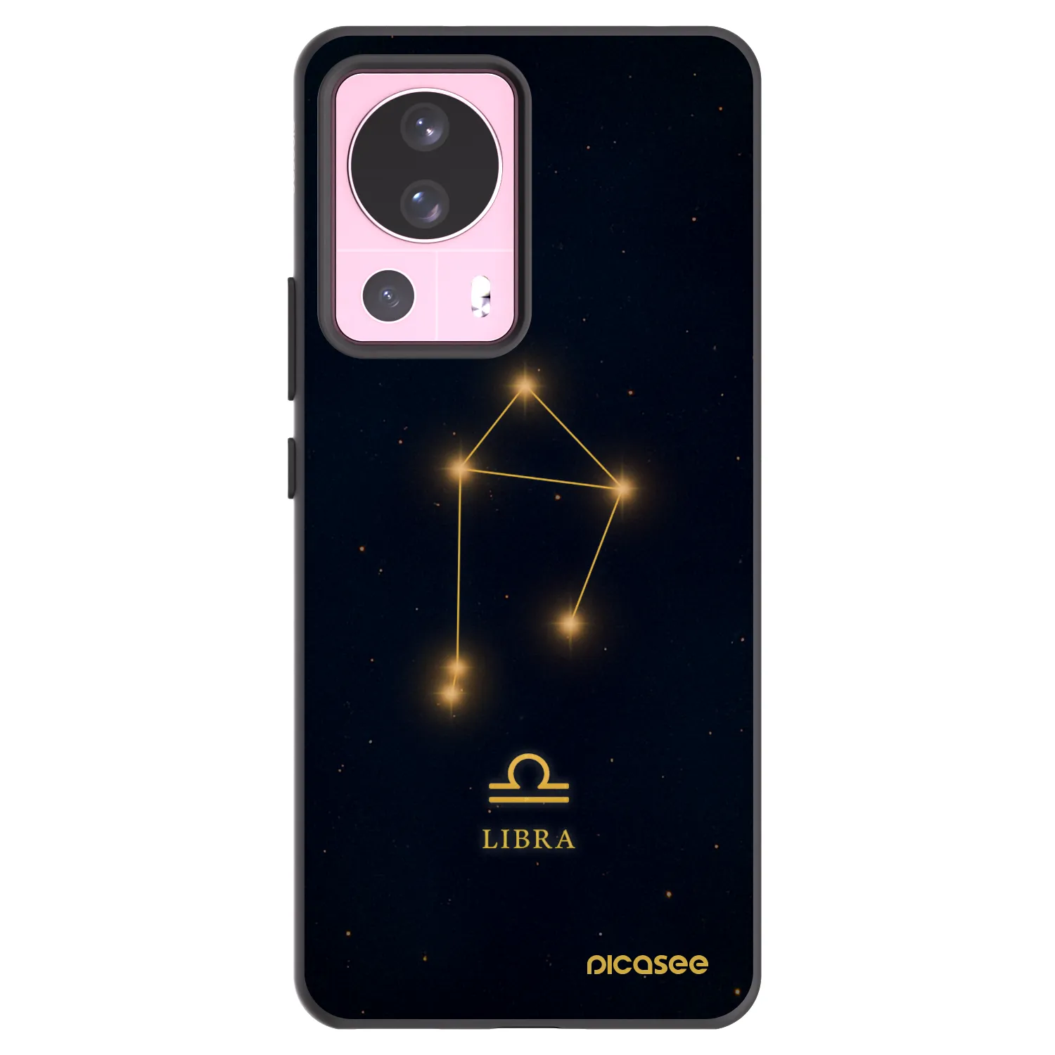 Picasee silikonowe czarne etui na Xiaomi 13 Lite - LIBRA