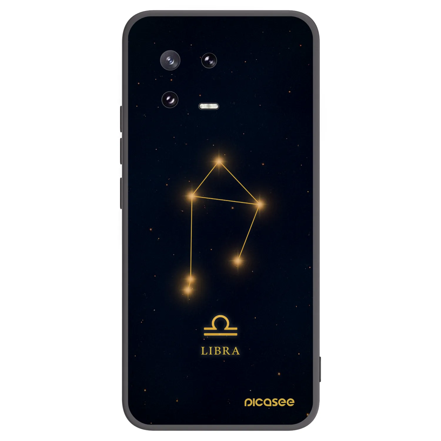 Picasee silikonowe czarne etui na Xiaomi 13 Pro - LIBRA