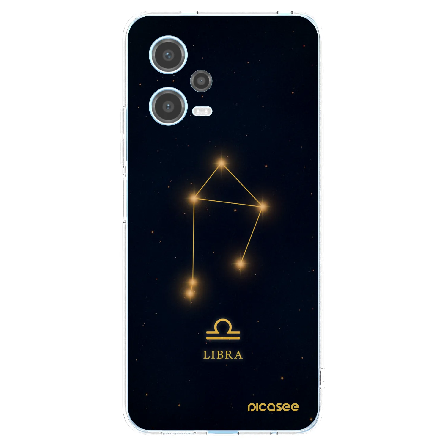 Picasee silikonowe przeźroczyste etui na Xiaomi Redmi Note 12 5G - LIBRA