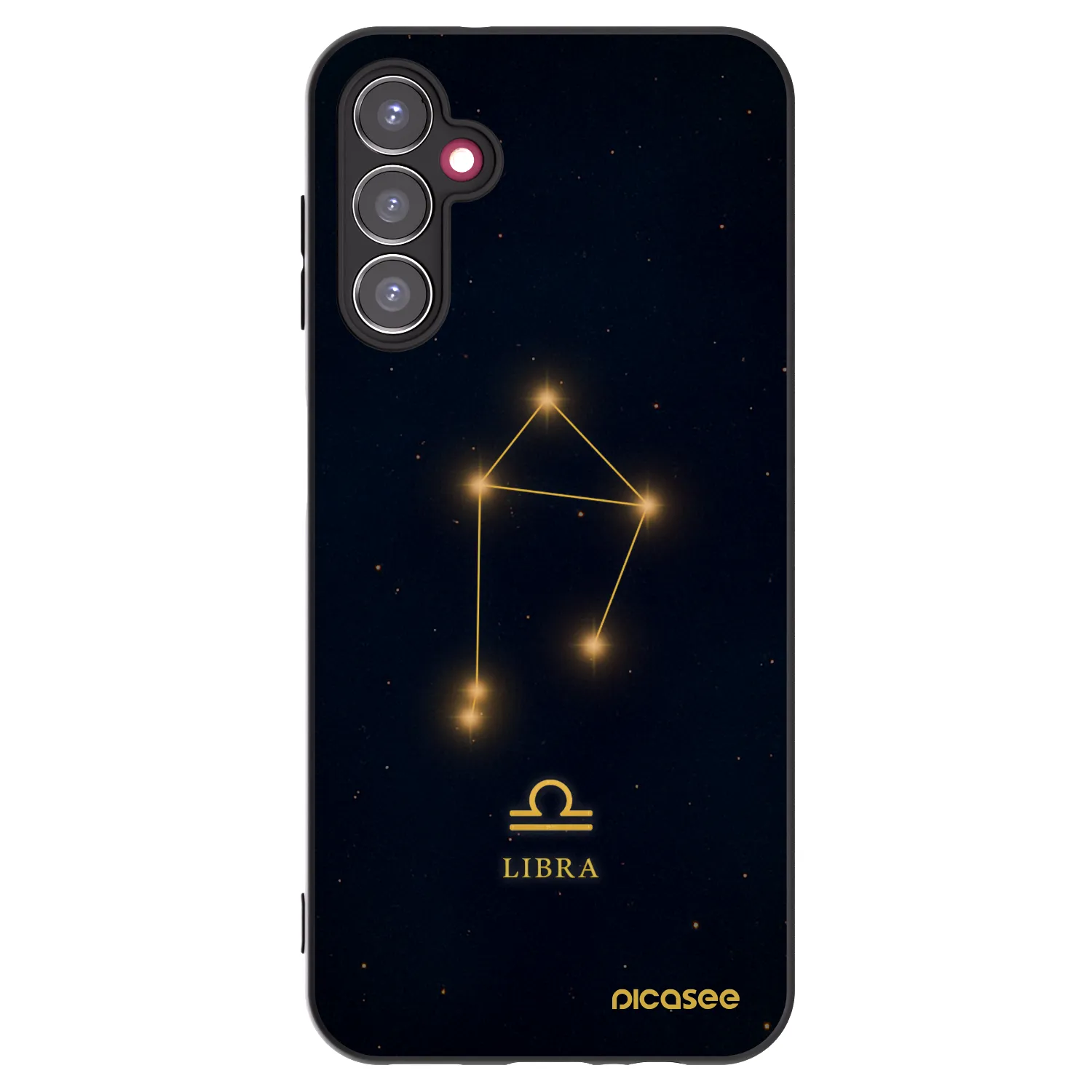 Picasee silikonowe czarne etui na Samsung Galaxy A14 5G A146P - LIBRA