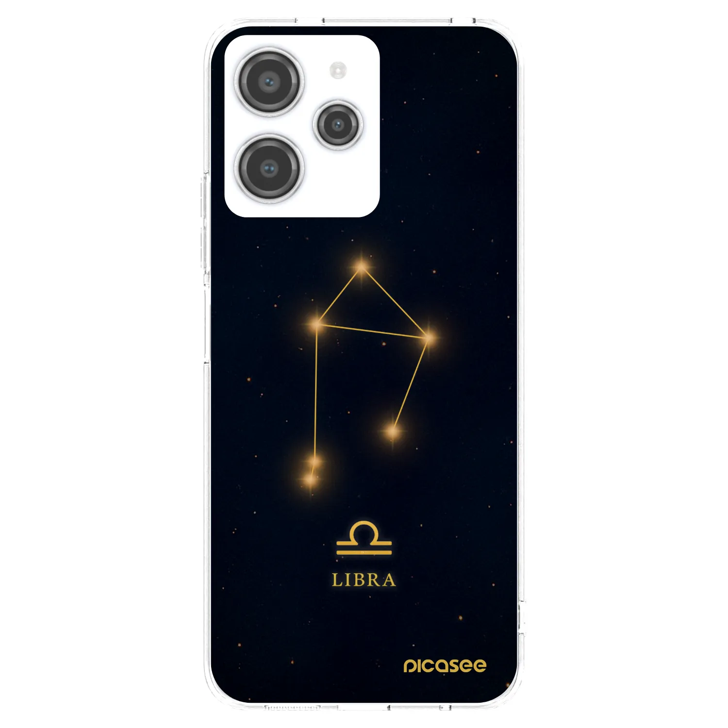 Picasee silikonowe przeźroczyste etui na Xiaomi Redmi 12 4G - LIBRA