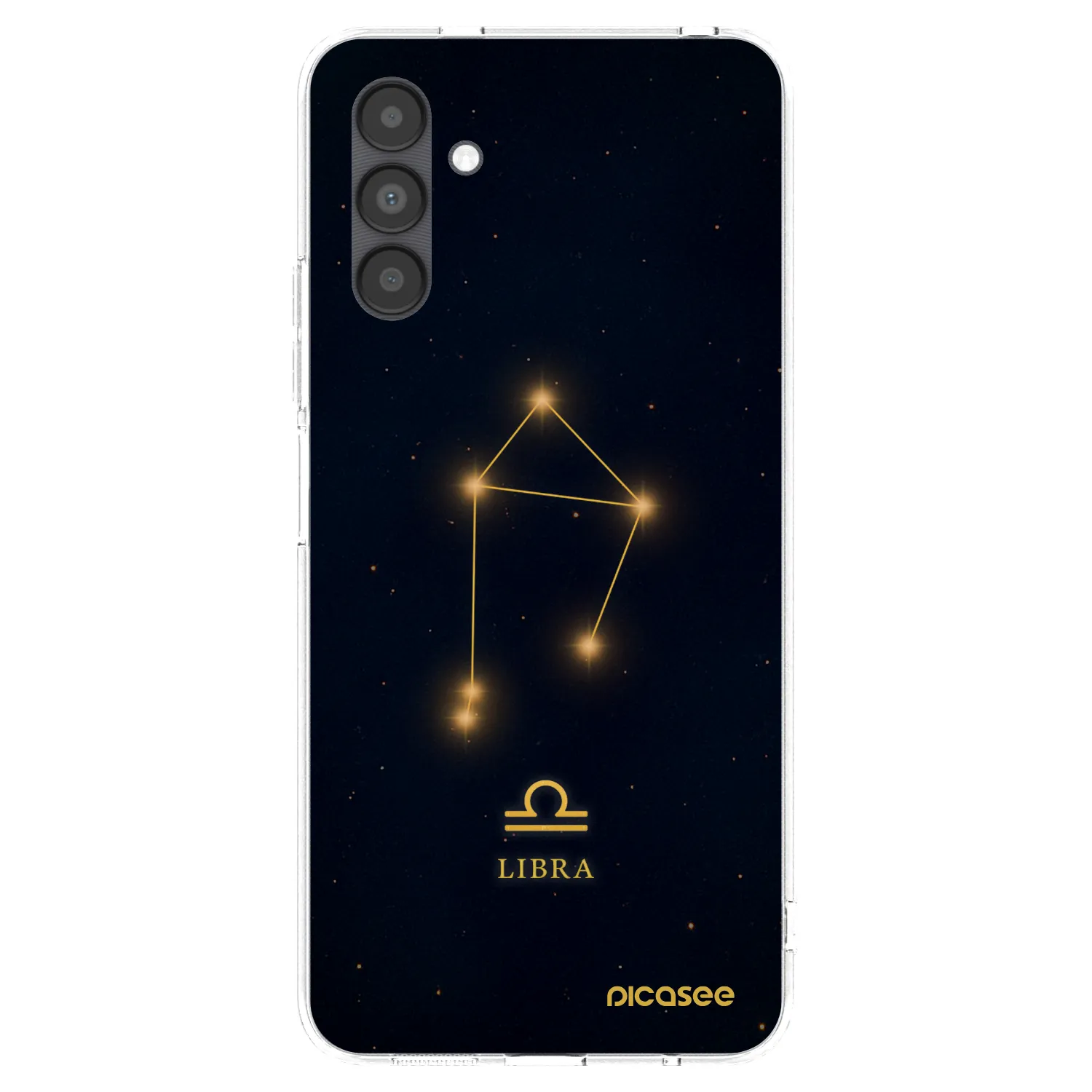 Picasee silikonowe przeźroczyste etui na Samsung Galaxy A04s A047F - LIBRA