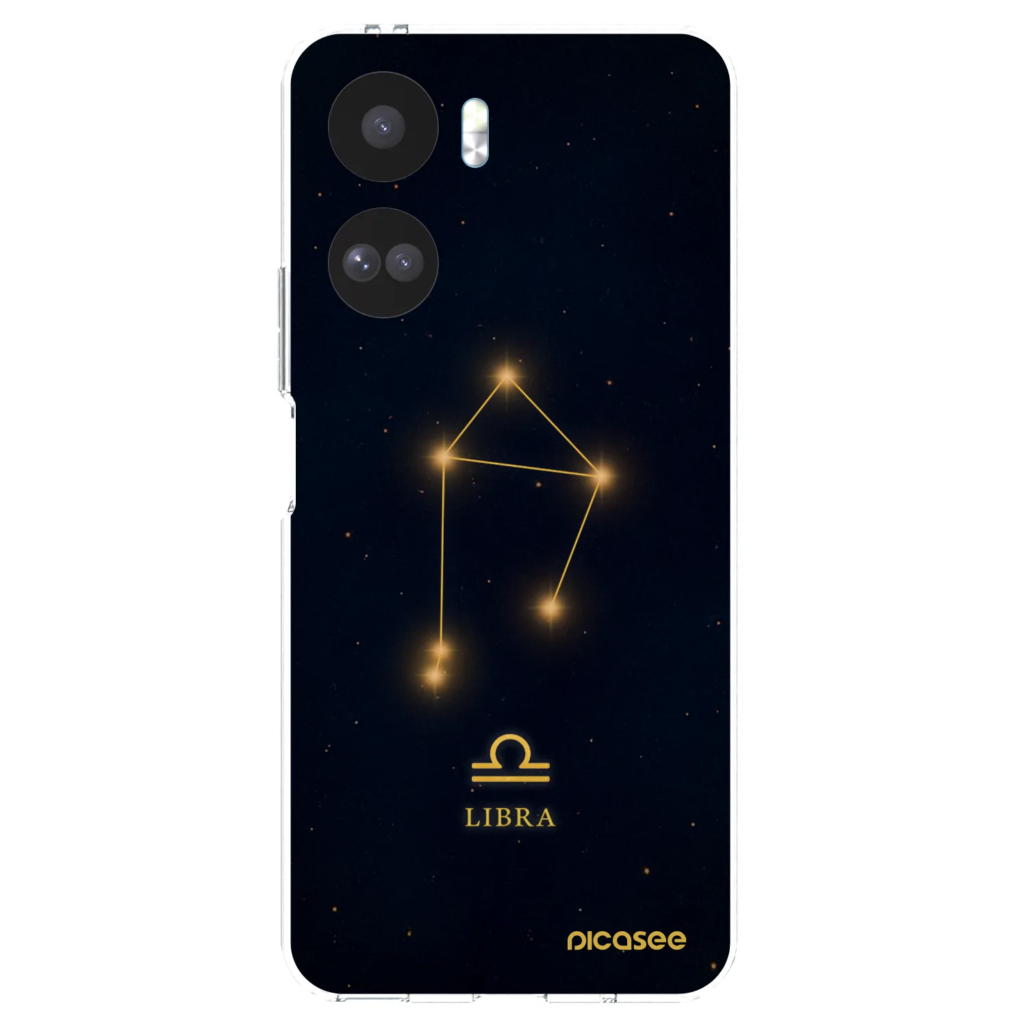 Picasee silikonowe przeźroczyste etui na Honor 90 Lite 5G - LIBRA