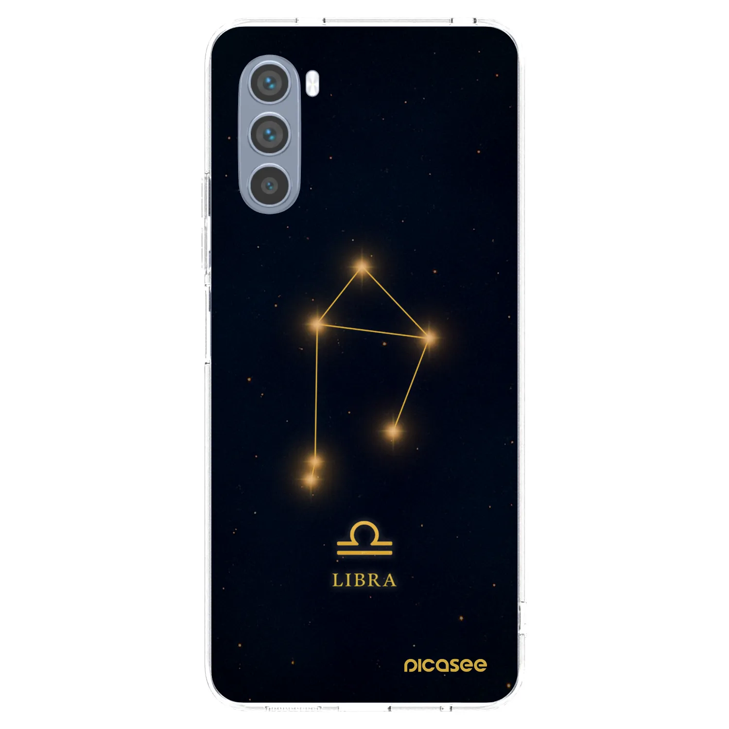 Picasee silikonowe przeźroczyste etui na Motorola Moto G62 - LIBRA