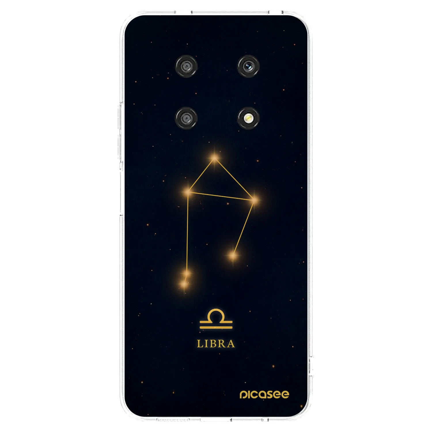 Picasee silikonowe przeźroczyste etui na Honor Magic4 Lite 5G - LIBRA
