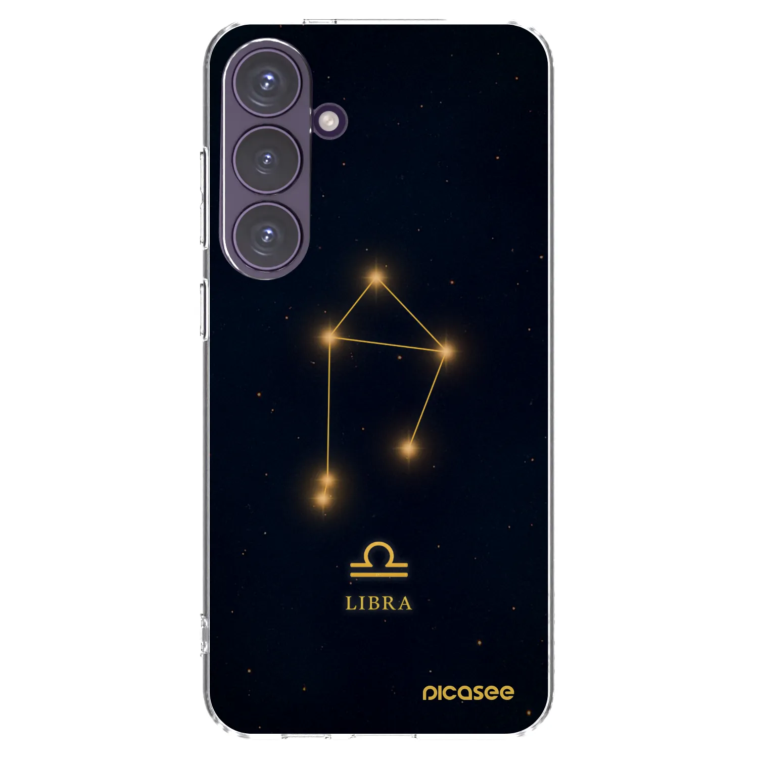 Picasee silikonowe przeźroczyste etui na Samsung Galaxy S24+ S926B 5G - LIBRA