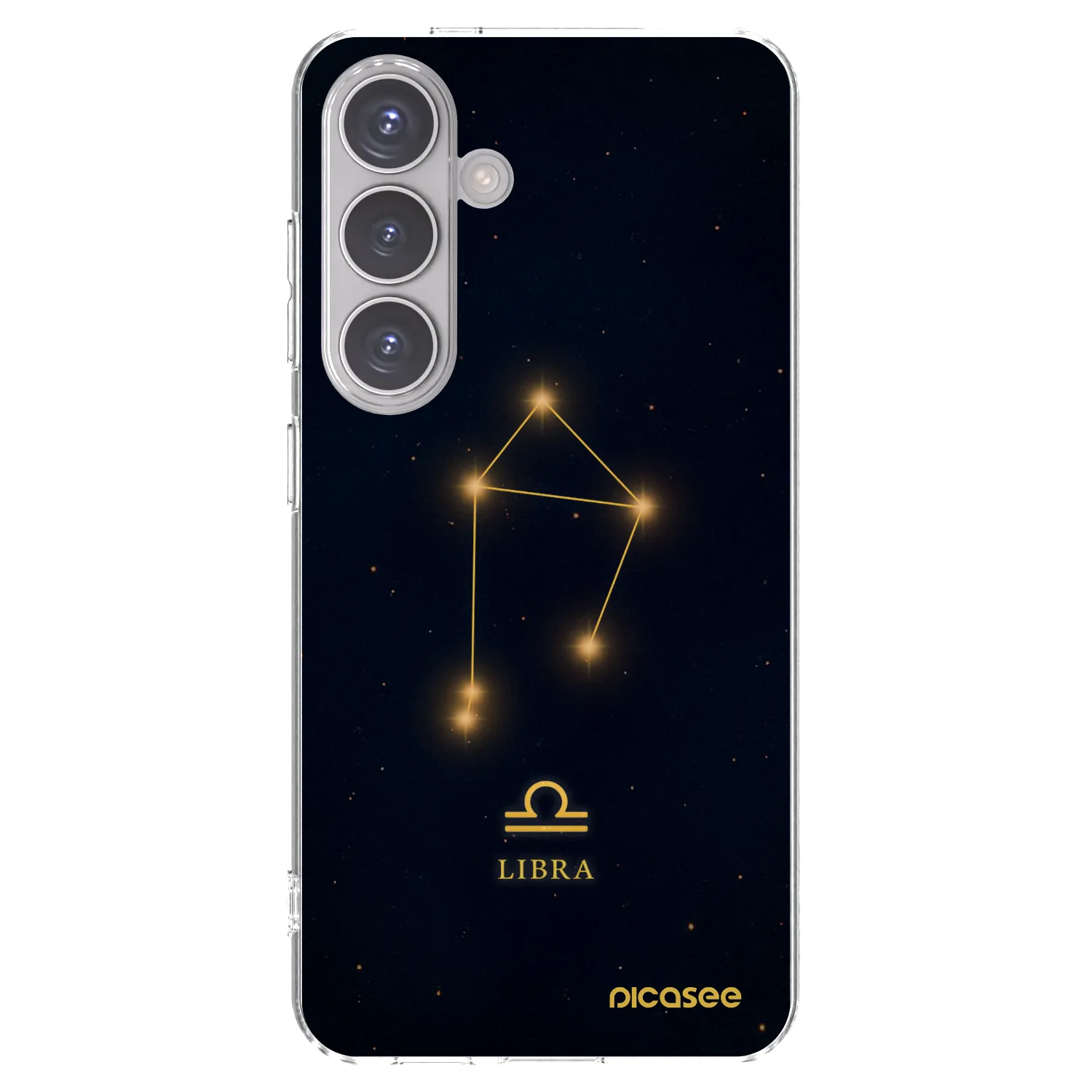 Picasee silikonowe przeźroczyste etui na Samsung Galaxy S24 S921B 5G - LIBRA