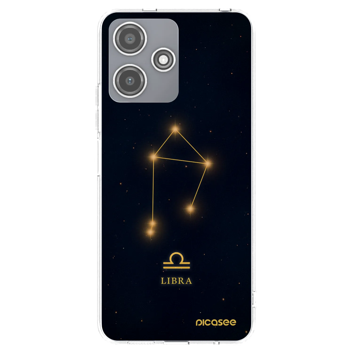 Picasee silikonowe przeźroczyste etui na Xiaomi Redmi 12 5G - LIBRA
