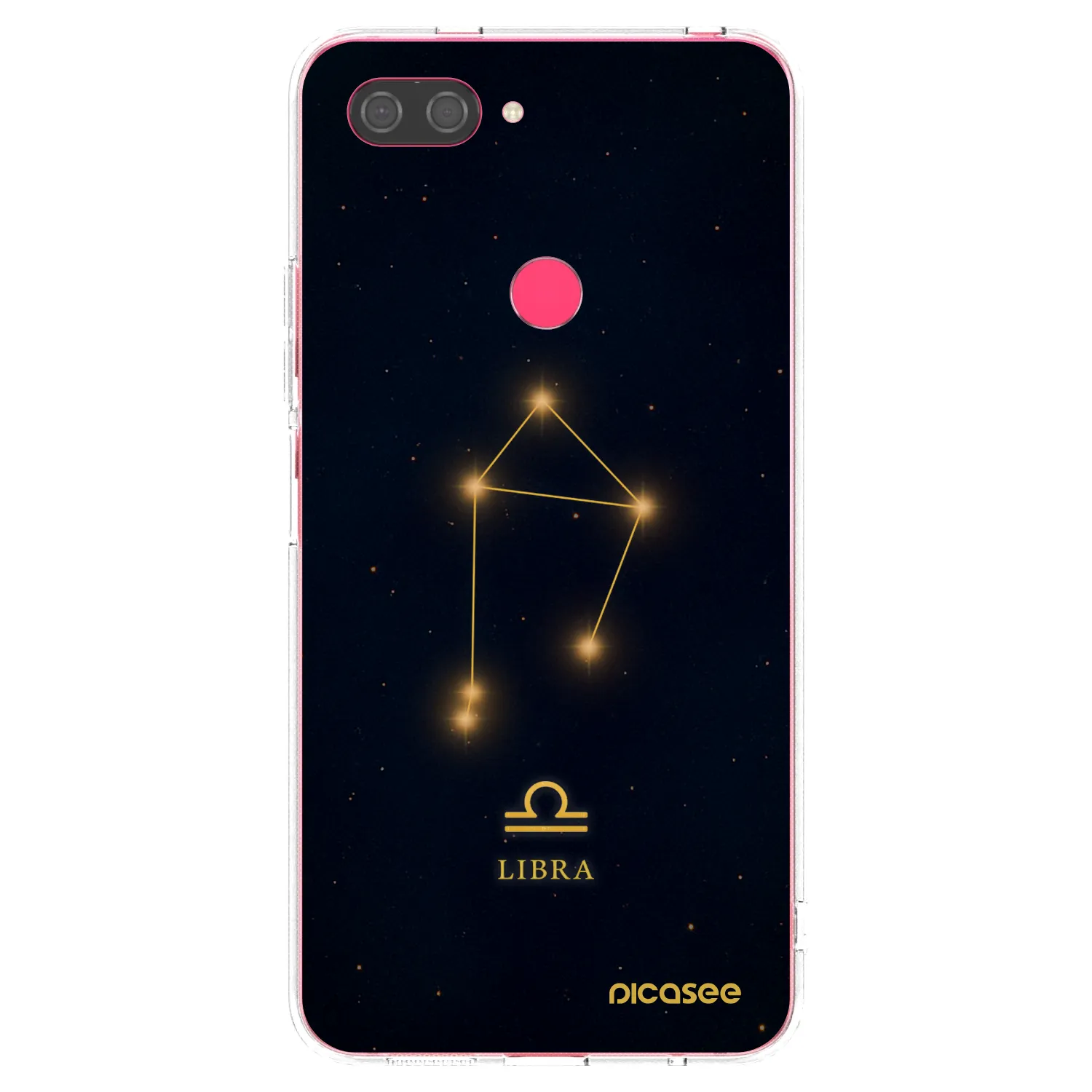 Picasee silikonowe przeźroczyste etui na Xiaomi Mi 8 Lite - LIBRA