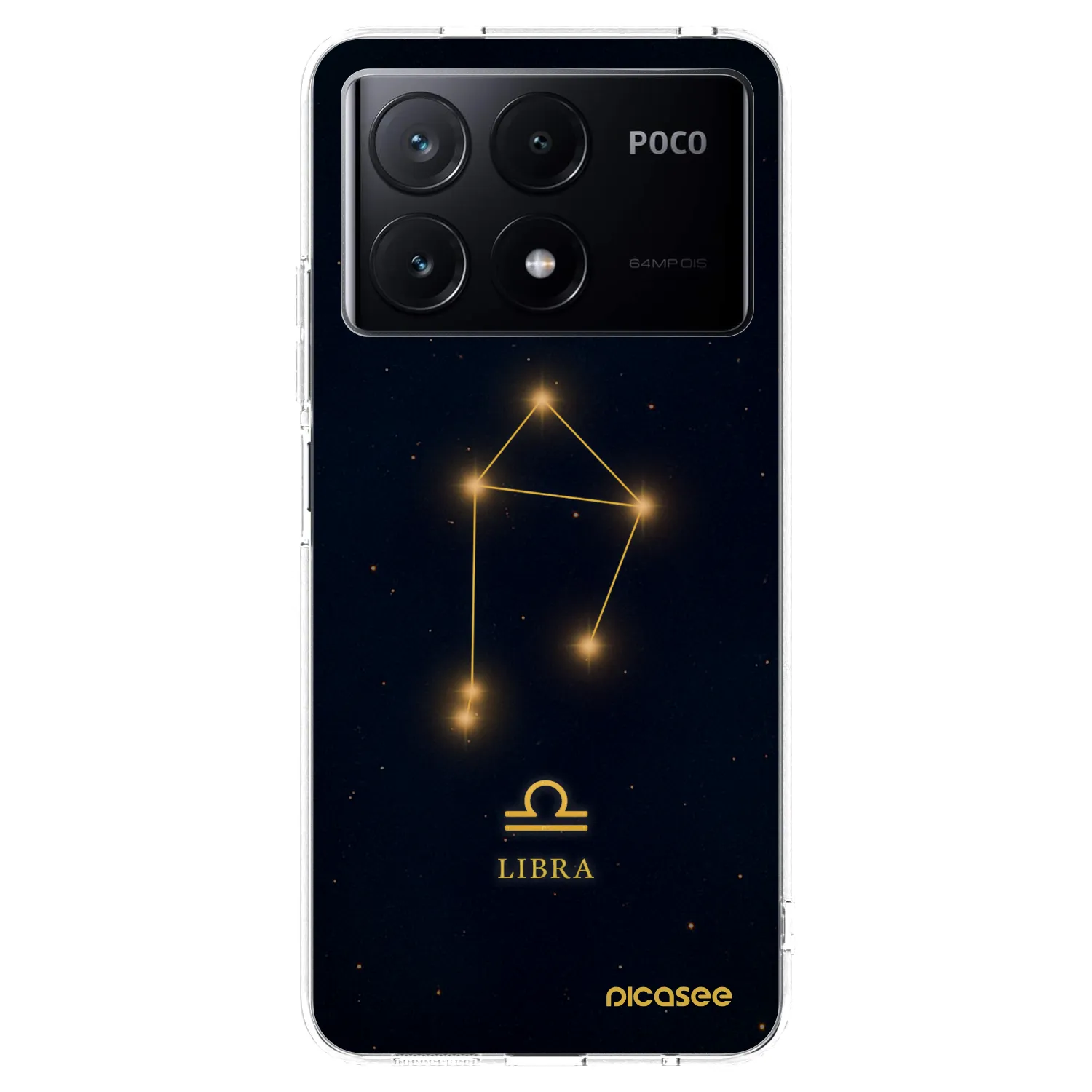 Picasee silikonowe przeźroczyste etui na Xiaomi Poco X6 Pro - LIBRA