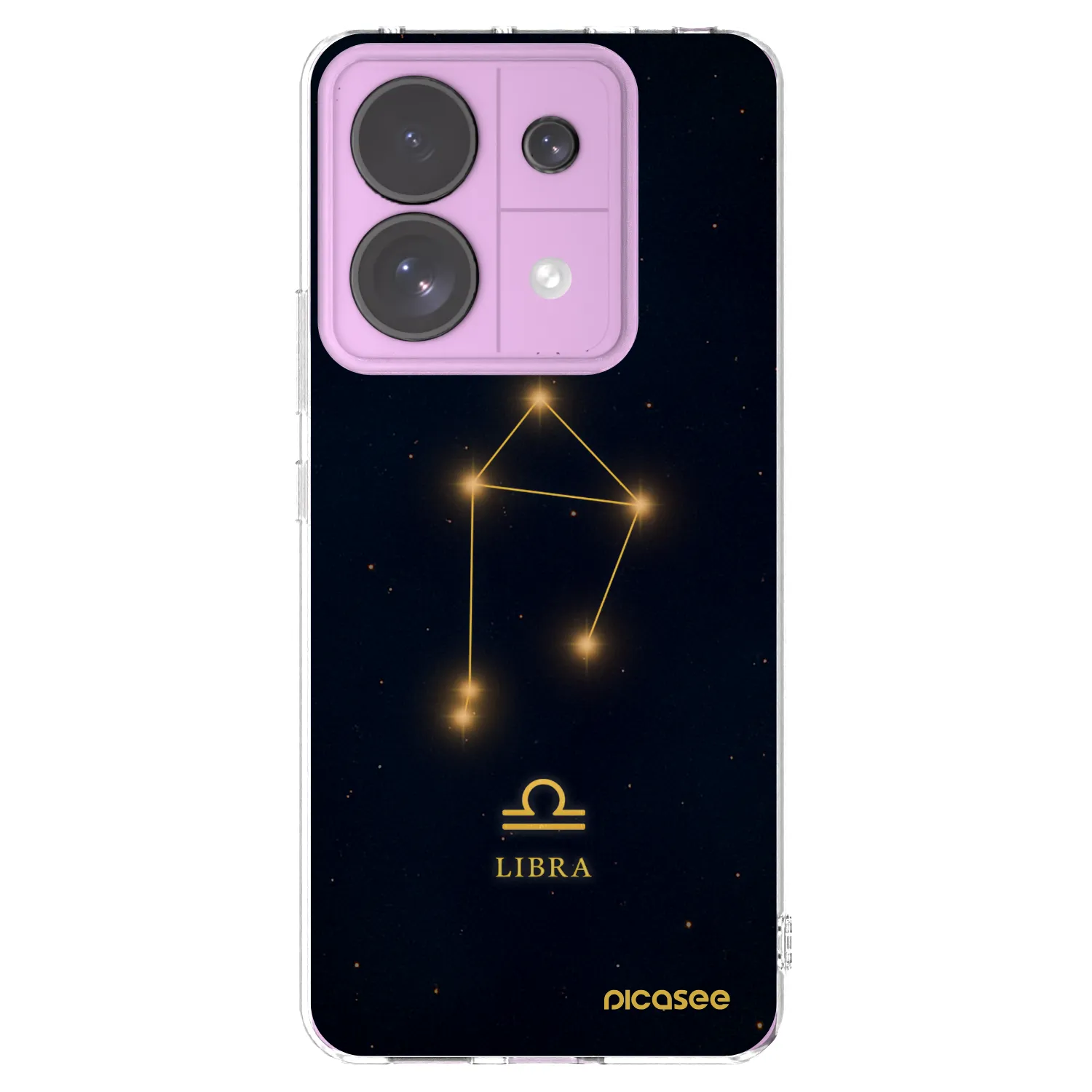 Picasee silikonowe przeźroczyste etui na Xiaomi Redmi Note 13 Pro 5G - LIBRA