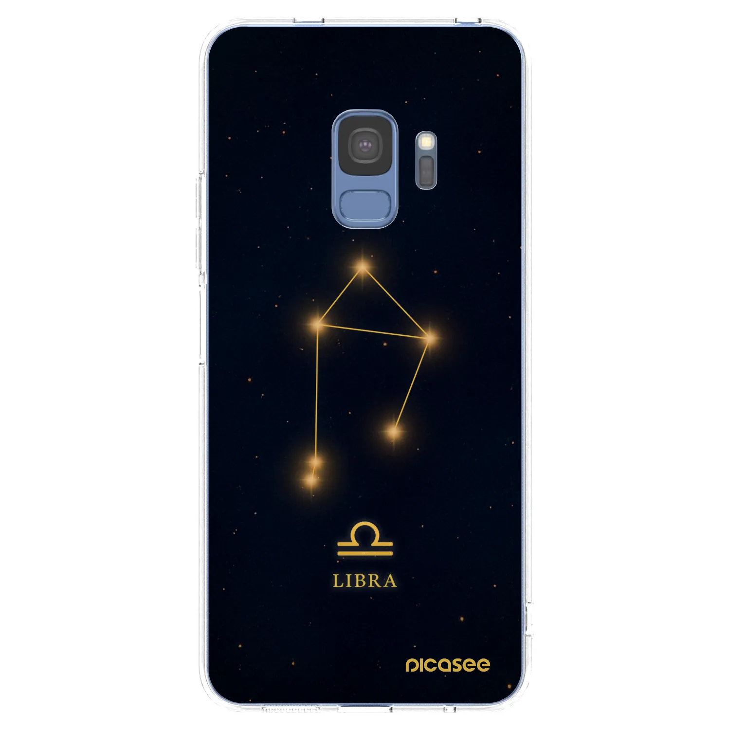 Picasee silikonowe przeźroczyste etui na Samsung Galaxy S9 G960F - LIBRA