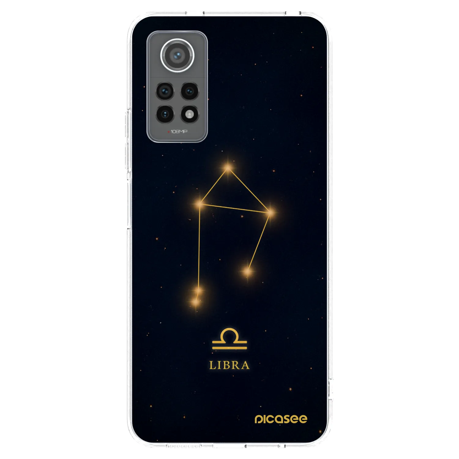 Picasee silikonowe przeźroczyste etui na Xiaomi Redmi Note 12 Pro 4G - LIBRA