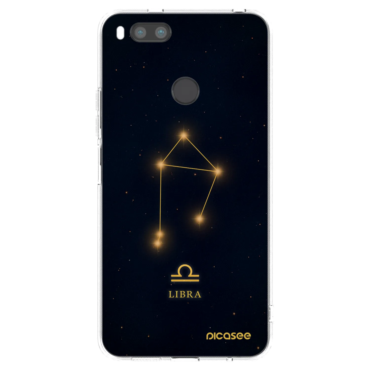 Picasee silikonowe przeźroczyste etui na Xiaomi Mi A1 Global - LIBRA