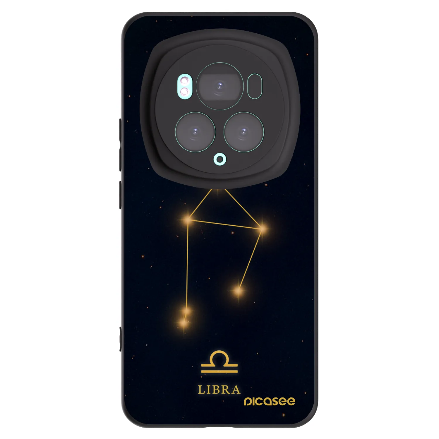 Picasee silikonowe czarne etui na Honor Magic6 Pro - LIBRA