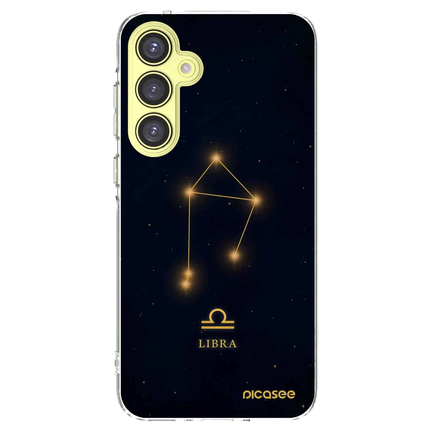 Picasee silikonowe przeźroczyste etui na Samsung Galaxy A35 5G A356B - LIBRA