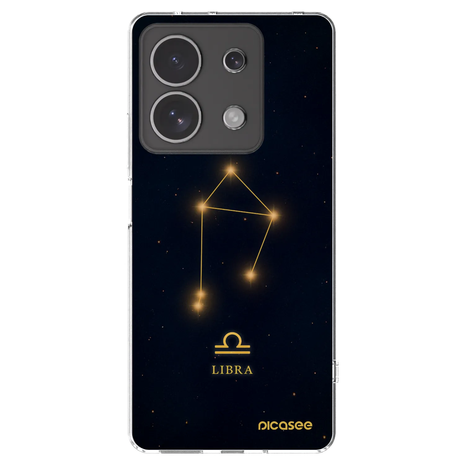 Picasee silikonowe przeźroczyste etui na Xiaomi Redmi Note 13 4G - LIBRA