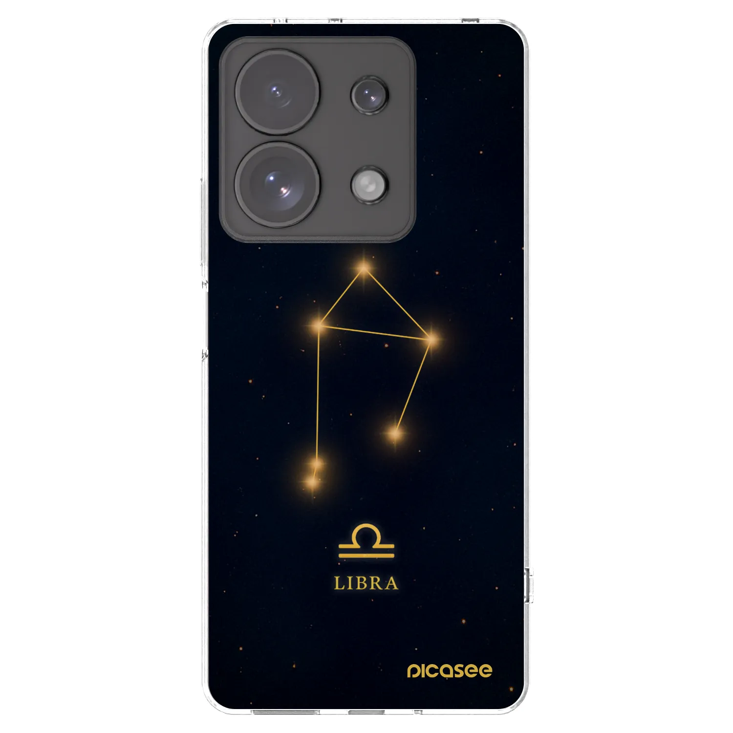 Picasee silikonowe przeźroczyste etui na Xiaomi Redmi Note 13 Pro 4G - LIBRA