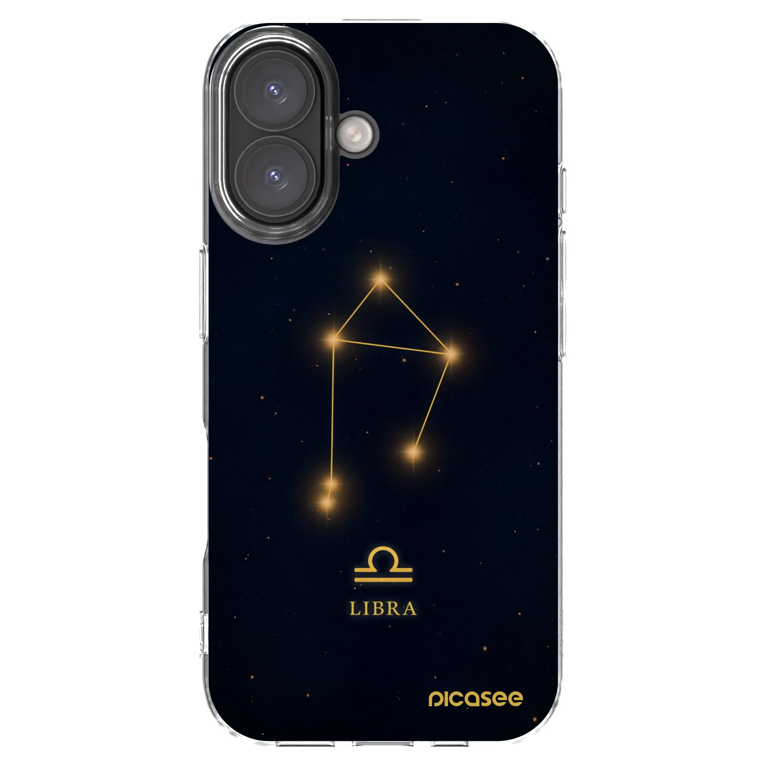 Picasee silikonowe przeźroczyste etui na Apple iPhone 16 - LIBRA