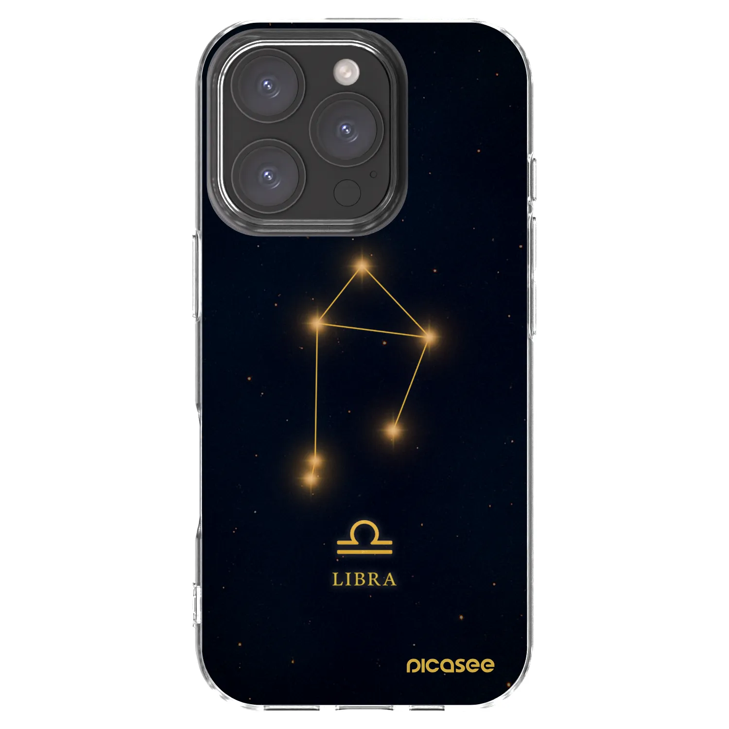 Picasee silikonowe przeźroczyste etui na Apple iPhone 16 Pro - LIBRA