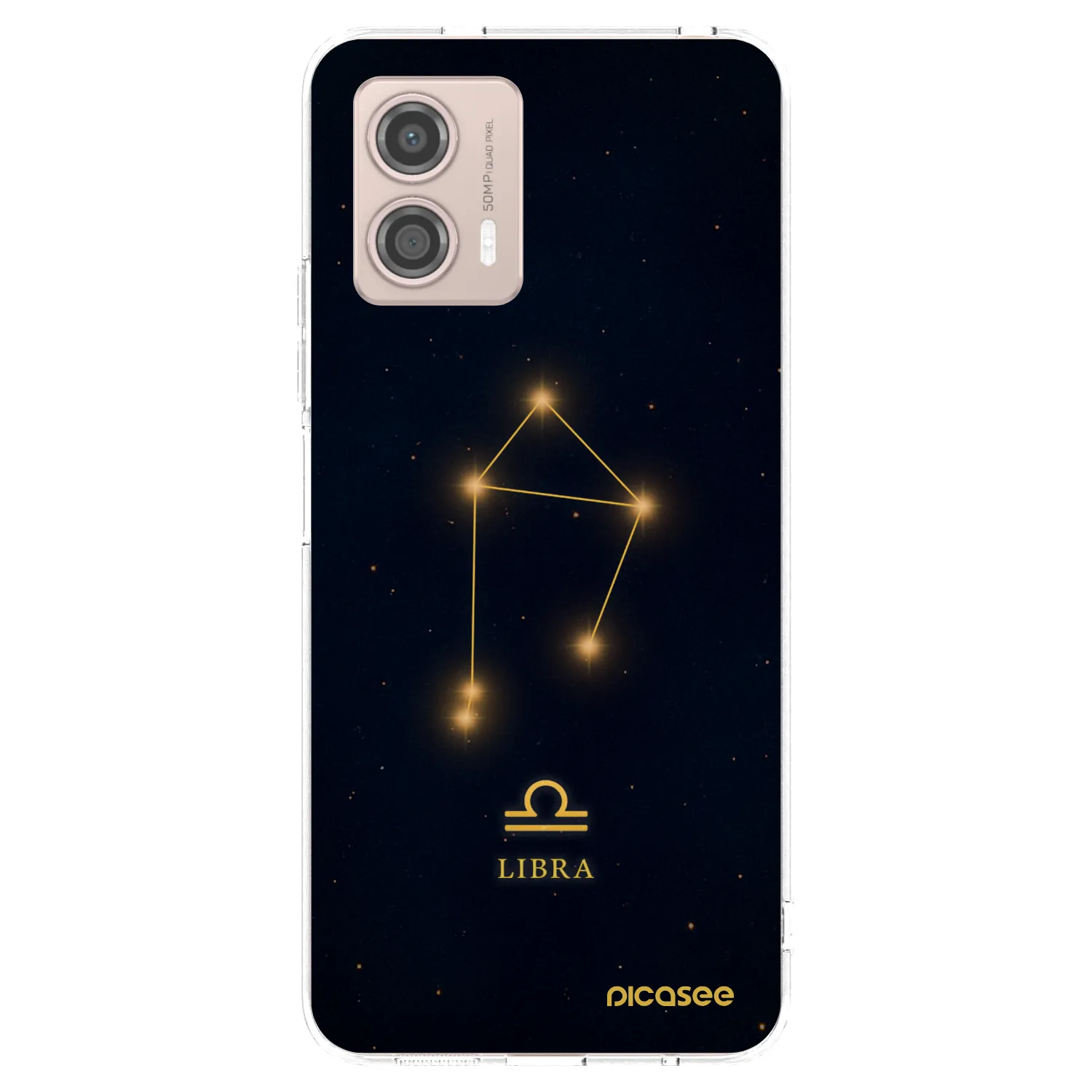 Picasee silikonowe przeźroczyste etui na Motorola Moto G53 5G - LIBRA