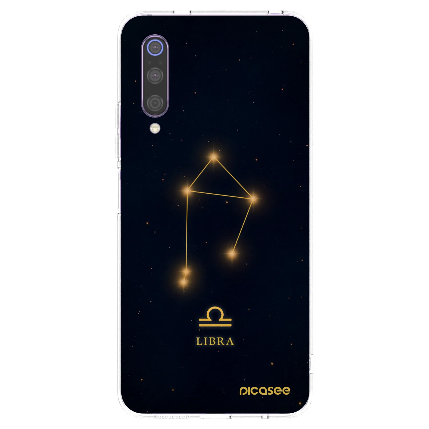 Picasee silikonowe przeźroczyste etui na Xiaomi Mi 9 - LIBRA
