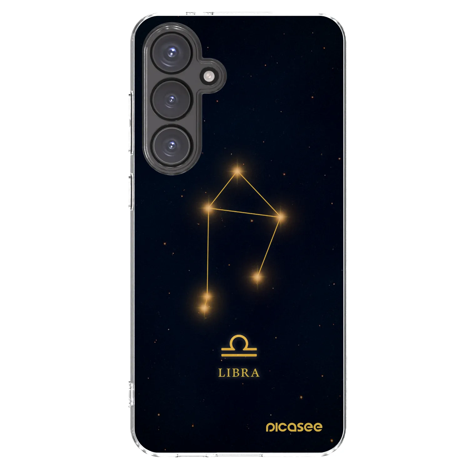 Picasee silikonowe przeźroczyste etui na Samsung Galaxy S24 FE S721B - LIBRA