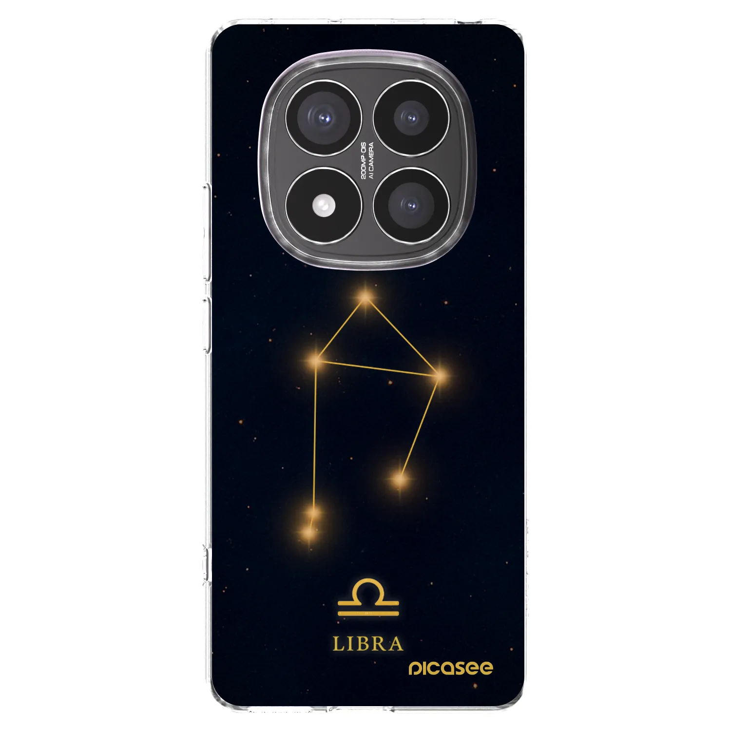 Picasee silikonowe przeźroczyste etui na Xiaomi Redmi Note 14 Pro+ 5G - LIBRA