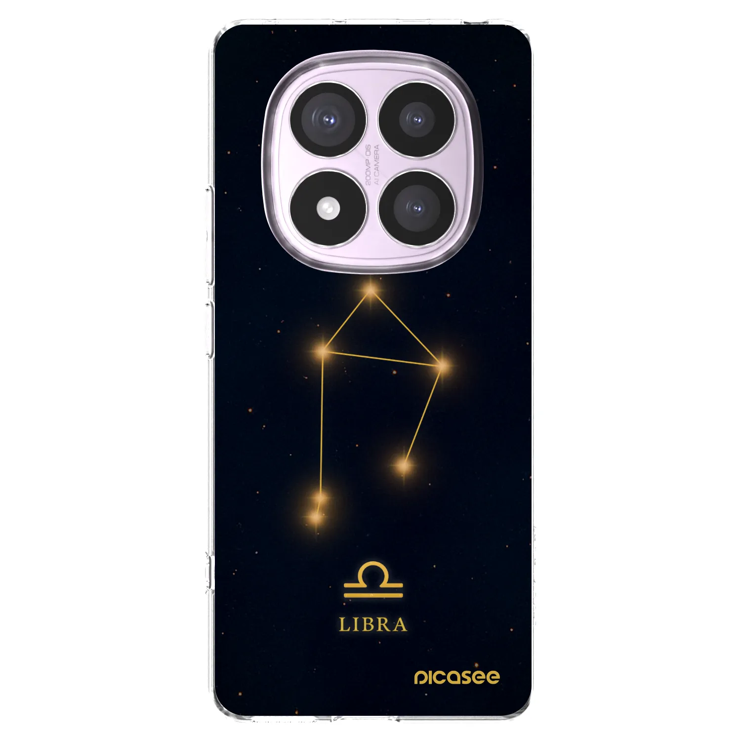 Picasee silikonowe przeźroczyste etui na Xiaomi Redmi Note 14 Pro 5G - LIBRA