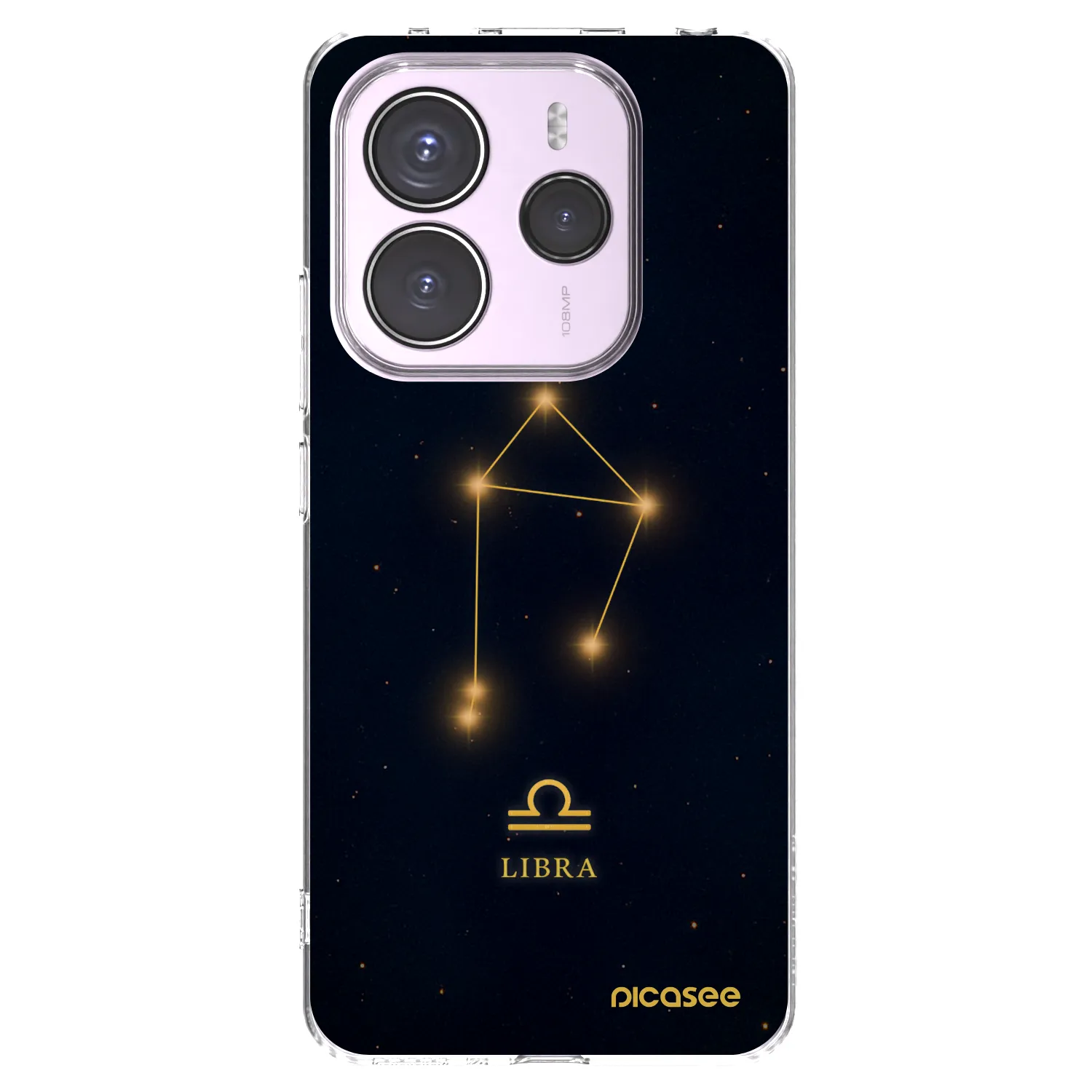 Picasee silikonowe przeźroczyste etui na Xiaomi Redmi Note 14 5G - LIBRA